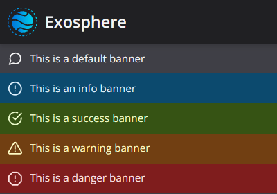 Banners Example (dark)